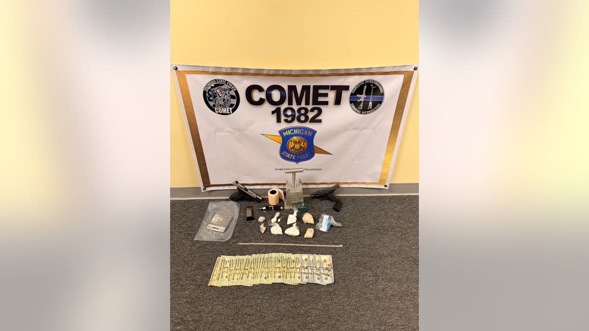 Fentanyl, methamphetamine and guns seized in Detroit