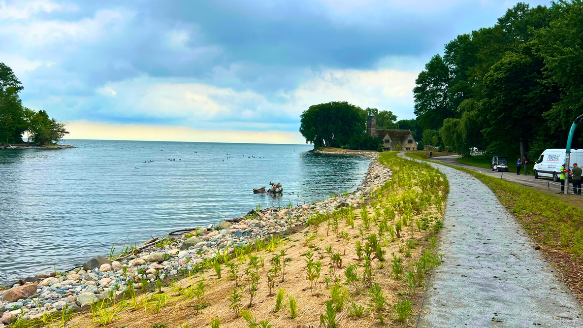A mile of restored shoreline along Lake St. Clair reopens to the public
