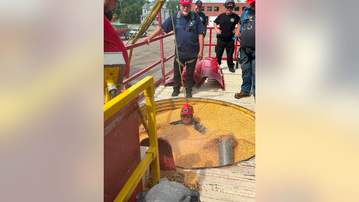 Ida Township firefighters train for grain rescue scenarios