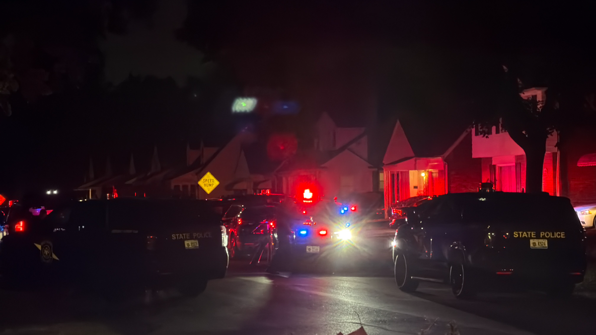 Large police presence on Detroit's west side, one person detained