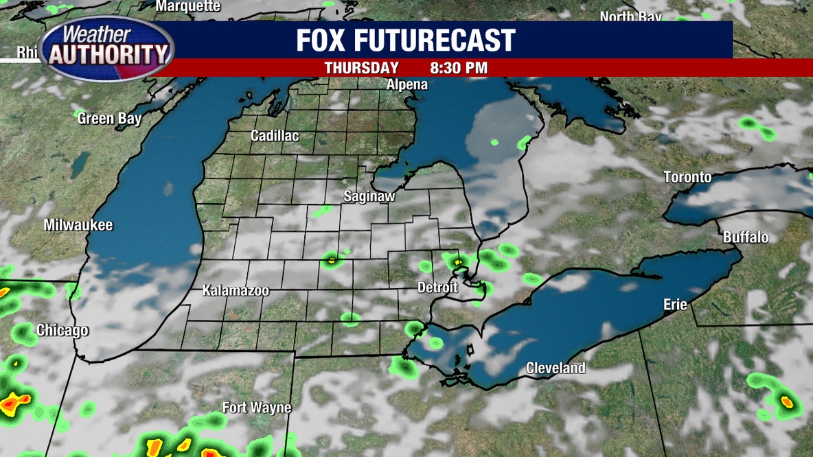 Metro Detroit Weather: Warm and muggy start to Wednesday; storm risk tomorrow