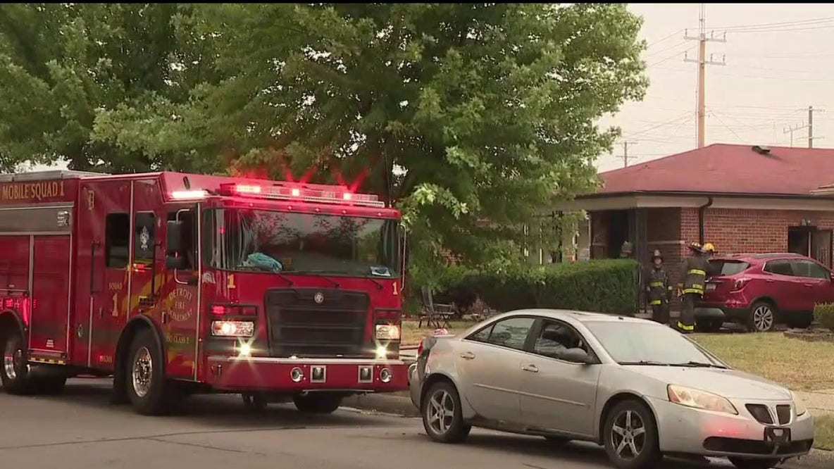 Good Samaritans, Detroit firefighters rescue woman from burning home