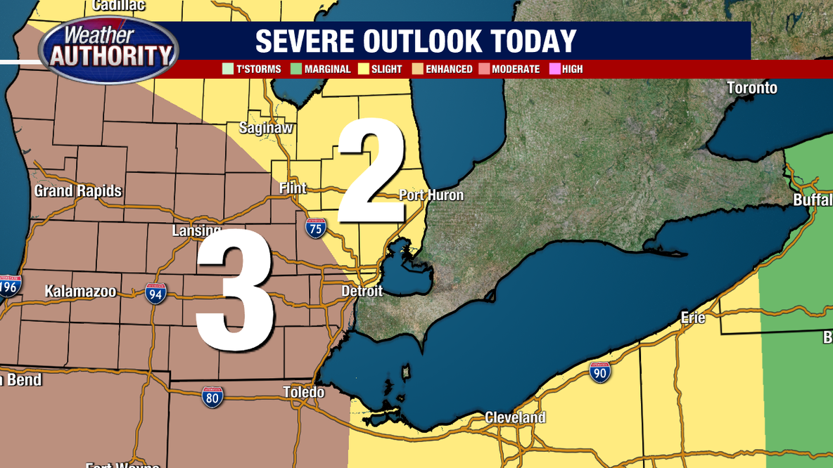 Metro Detroit Weather: Severe storm threat today and tonight; find out when