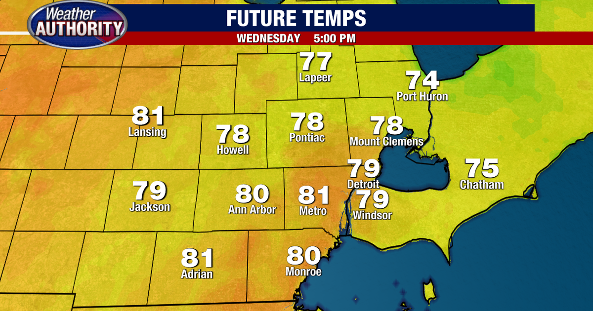Metro Detroit Weather: Mild Wednesday on the way