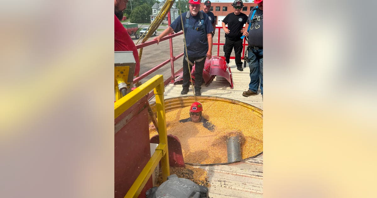 Ida Township firefighters train for grain rescue scenarios