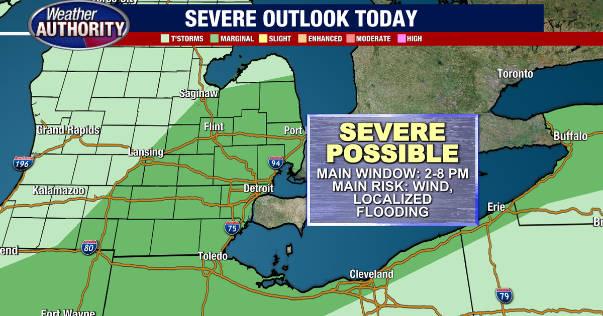Metro Detroit weather: Chance of storms later on Thursday