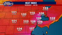 Extreme Heat Warning continues Wednesday