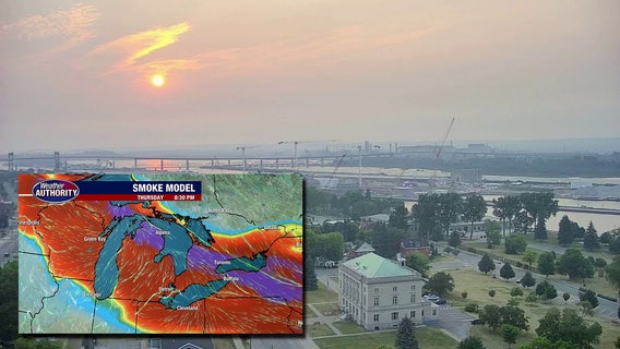 Michigan air quality impacted by Canadian wildfire smoke this week