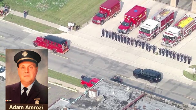 Lincoln Park firefighter who died in line of duty honored with first-responder procession