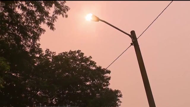 Wildfire smoke engulfs Michigan as bad air quality expected to persist this week