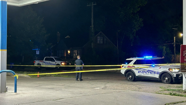 Man shot outside Detroit gas station on Seven Mile, DPD searches for gunman