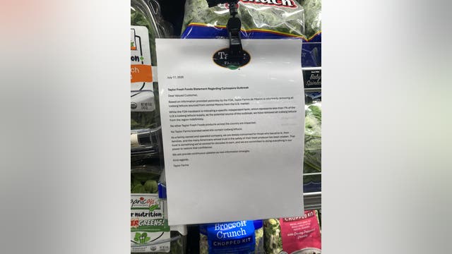 Cyclosporiasis: FDA says Taylor Farms lettuce sample provided 'false positive'