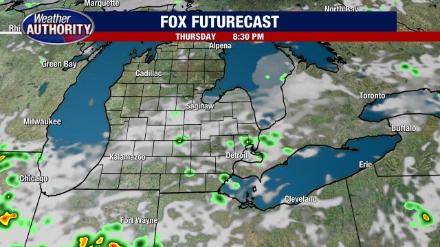 Metro Detroit Weather: Warm and muggy start to Wednesday; storm risk tomorrow