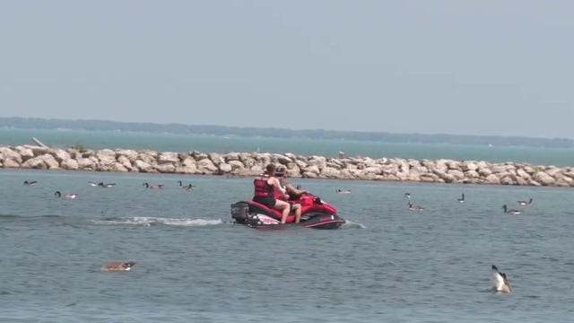 Good Samaritan rescues missing wave runner passenger on Lake St. Clair