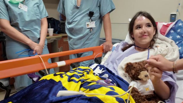 Michigan doctor rebuilding Hungarian girl’s nose after severe infection, cancer