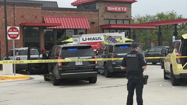 Taylor Sheetz shooting scene: Armed suspect struck by officers