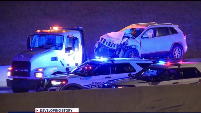 Woman fatally hit by vehicle on Davison freeway
