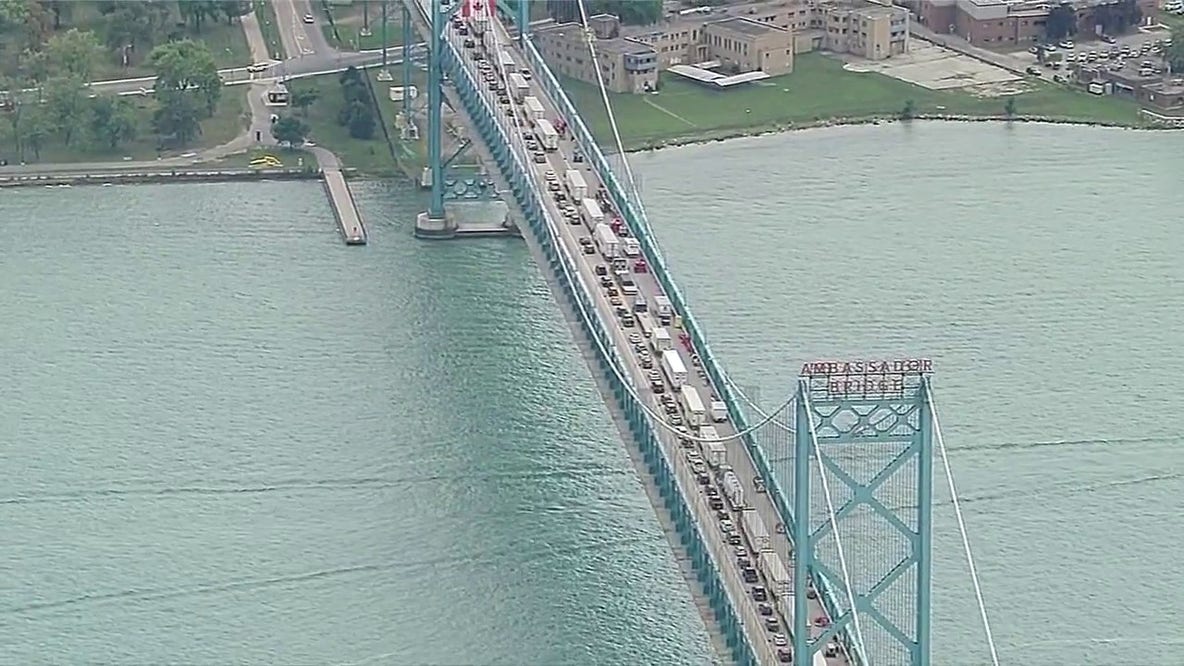 Ambassador Bridge Backup: Suspect arrested after disrupting bridge travel
