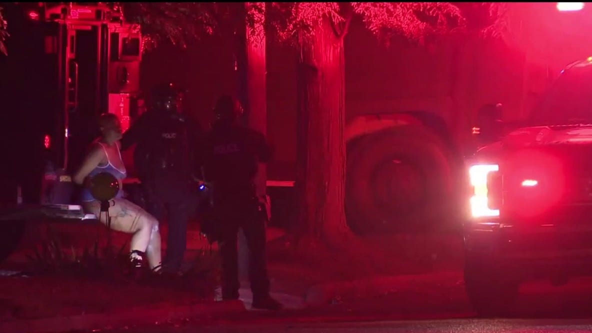 Detroit woman accused of pointing gun at children, barricading herself in home