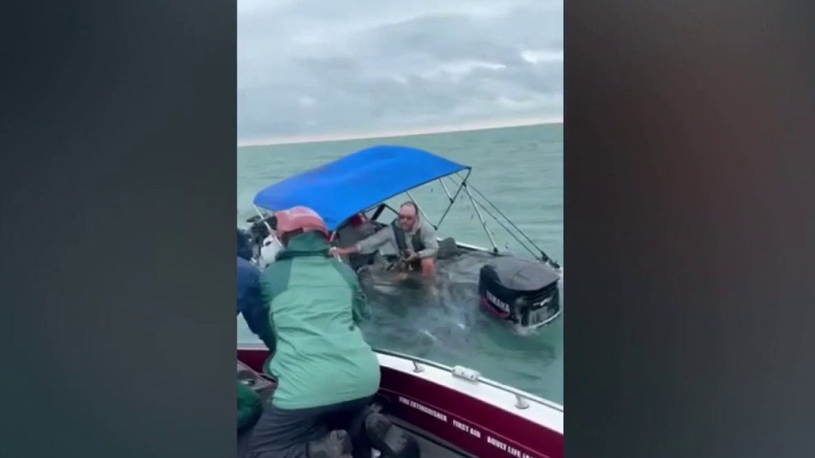 Lake St. Clair charter captain saves 3 fishermen from sinking boat
