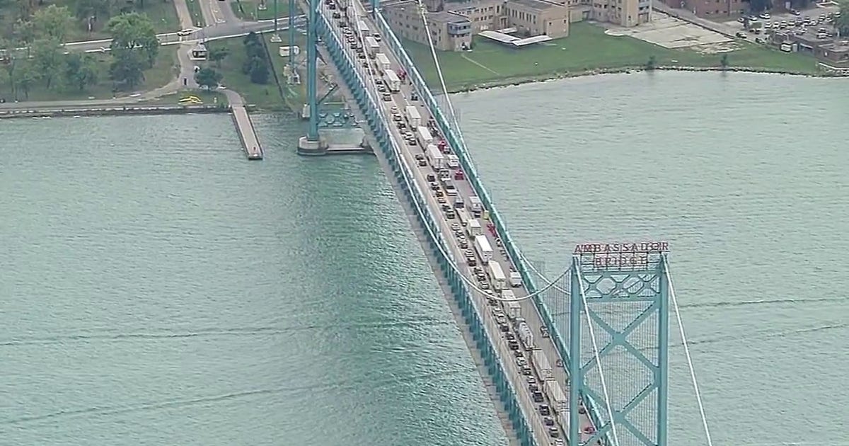 Ambassador Bridge Backup: Suspect arrested after disrupting bridge travel
