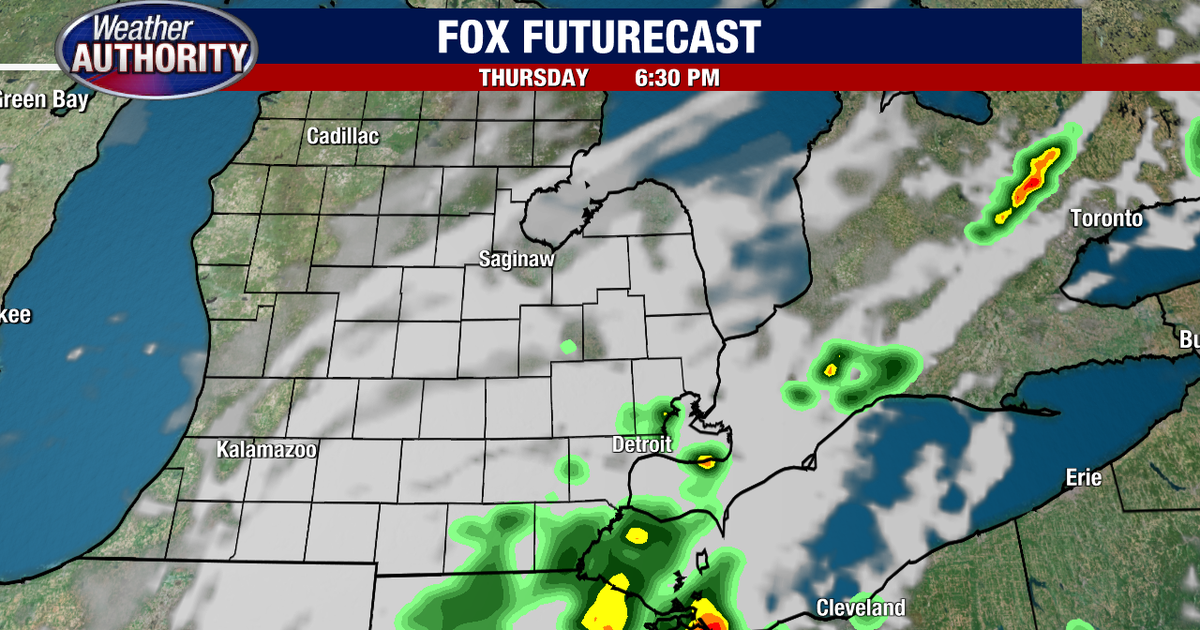 Metro Detroit Weather: Rain, storm risk for Thursday night
