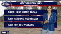 Metro Detroit Weather: Humidity lets up later Monday