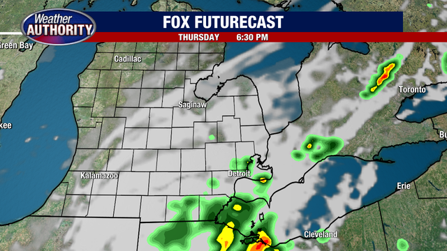Metro Detroit Weather: Rain, storm risk for Thursday night