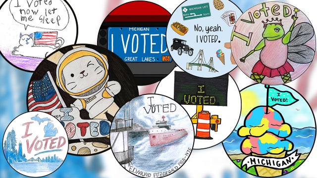 Michigan's 'I Voted' Sticker winners announced