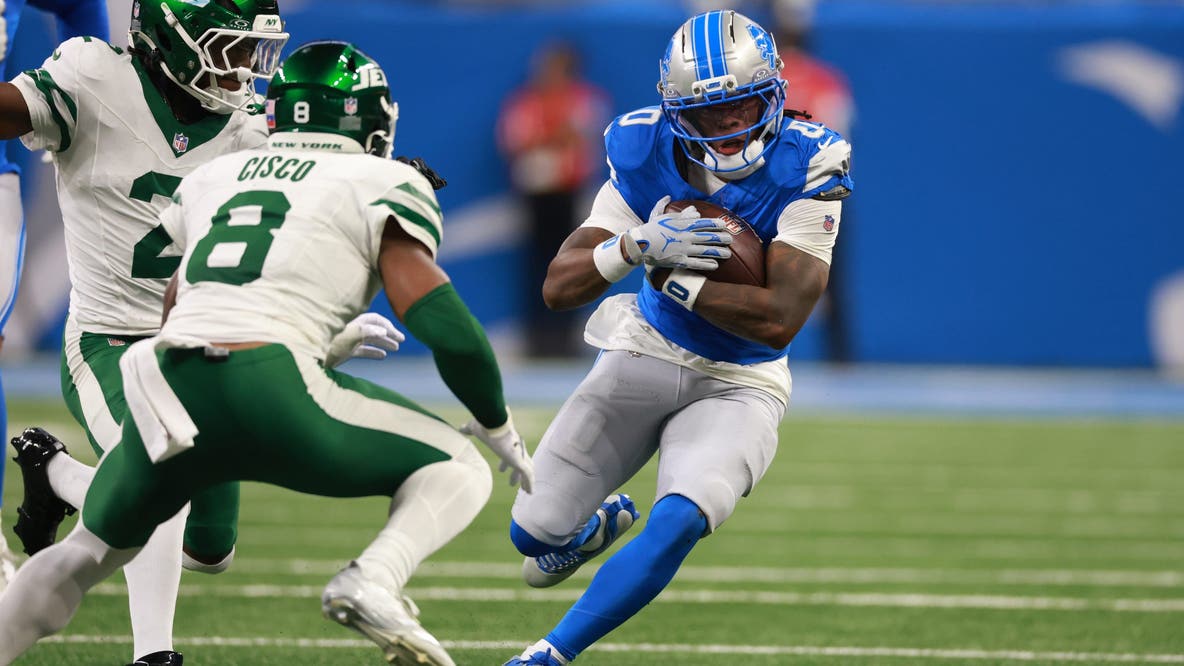 Jahmyr Gibbs' 3 touchdowns lead Detroit to slim victory over Jets