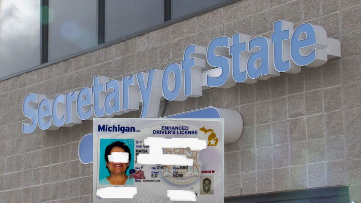 Thousands of Michigan residents receive misprinted enhanced licenses, IDs