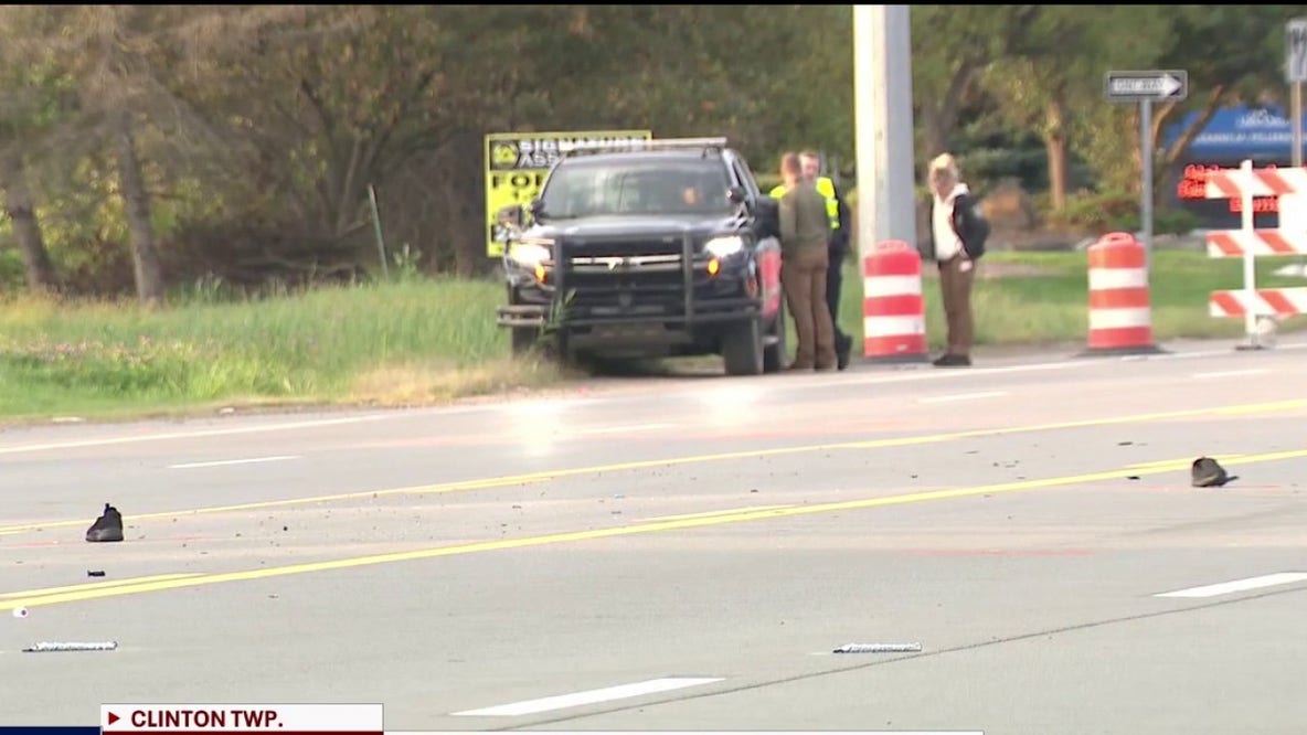 Pedestrian killed in crash at Gratiot near Hall Road in Clinton Township