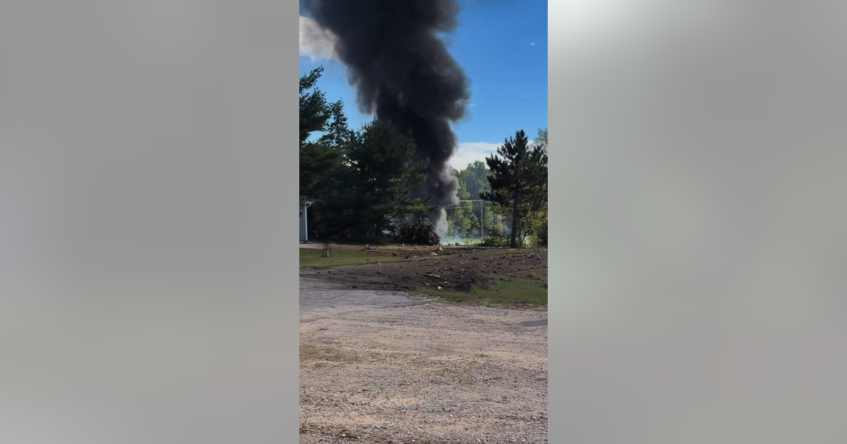 F 16 Plane Crash Reported Northern Michigan