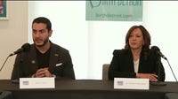 Former VP Kamala Harris campaigns with US Senate Candidate Abdul El-Sayed in Detroit