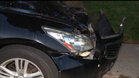 Car flies off highway, and hits parked car in Madison Heights