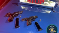 Two suspects arrested for drunk driving with loaded guns in Hazel Park