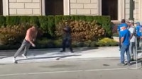 Video: Drunk football fan tasered by police after Lions-Jets game in Detroit