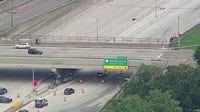 I-696 reopens at I-75 after motorcycle crash injury investigation
