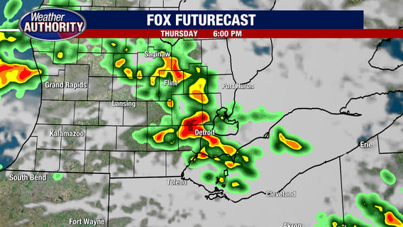 Metro Detroit weather: Not as hot Thursday, but more storms expected