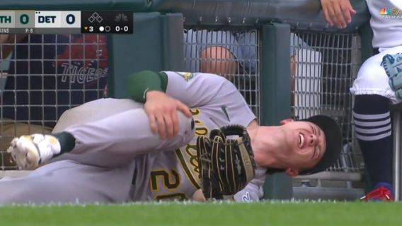 Athletics player sues Detroit Tigers after injury in July at Comerica Park
