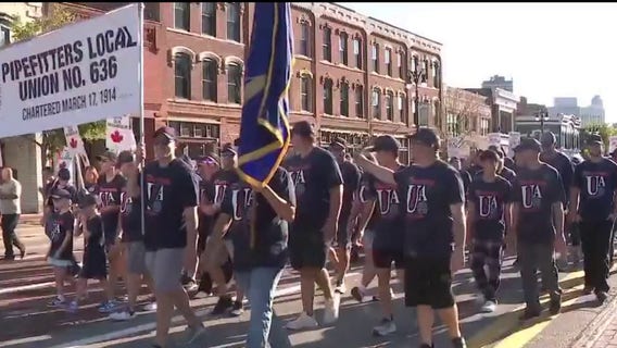 Detroit's Labor Day march, rally celebrates workers' rights in Corktown