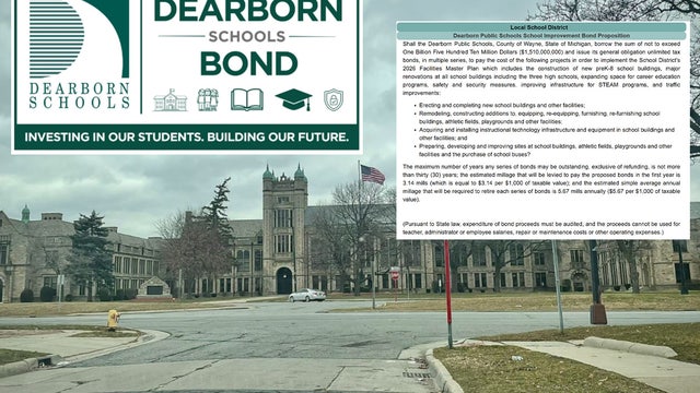 Dearborn Public Schools bond proposal: Historic $1.5 billion project would span 20 years