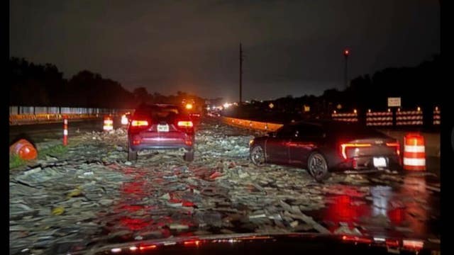 I-94 EB reopened at I-275 after semi-truck crash dumps aluminum scraps