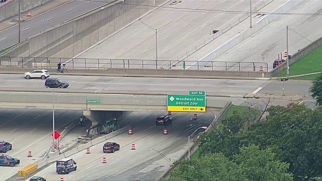 I-696 reopens at I-75 after motorcycle crash injury investigation