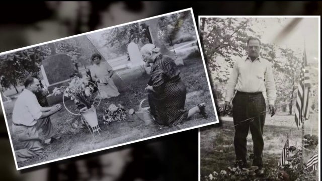 Road crews in Wayne County discover photographs from the 1940s in the freeway