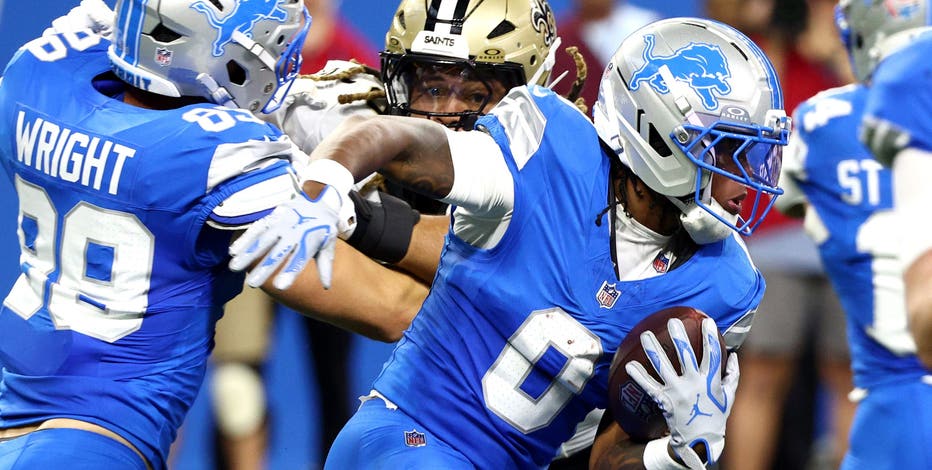 Overtime needed for Detroit as they fend off the Saints 31-30