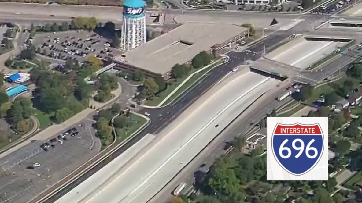 Section of westbound I-696 closing this weekend