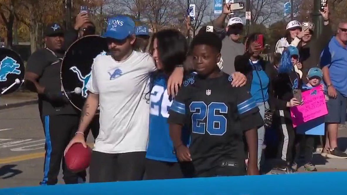 Lions fan completes 313-mile run from Green Bay to Detroit to support wife's cancer fight