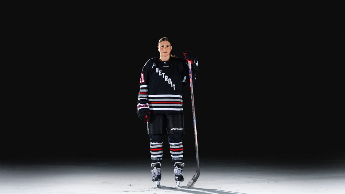 PWHL Detroit reveals home and away jerseys