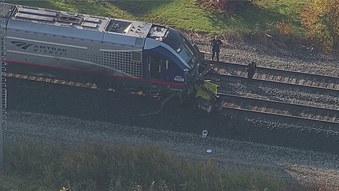 Train hits vehicle on Merriman near Michigan Avenue in Wayne